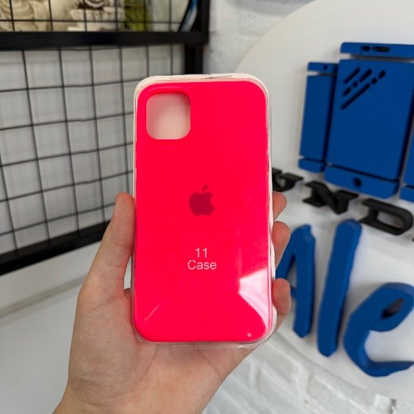 Producto - Silicone Case Rosa Flúor - iPhone 11