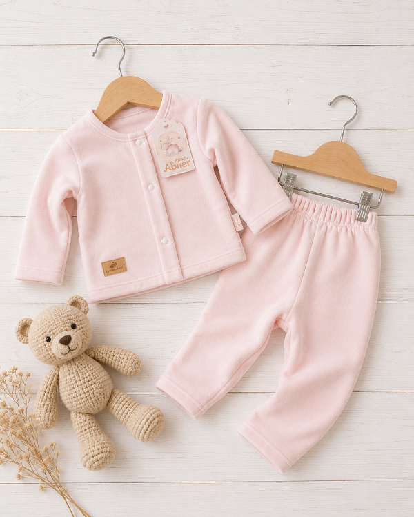 Producto - CONJUNTO PLUSH ROSA