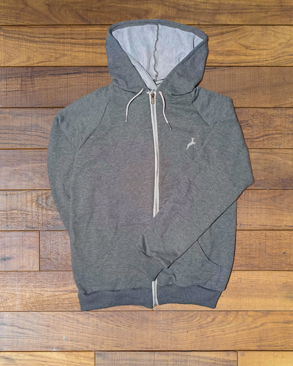 Producto - Campera Lisa Algodón M/e - Gris