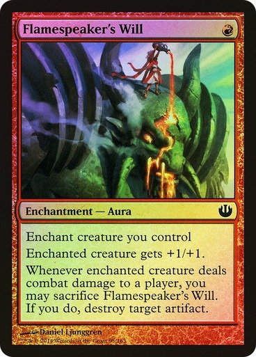 Producto - Flamespeaker's Will Foil  Journey into Nyx