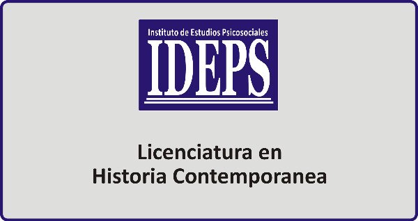 Producto - LICENCIATURA EN HISTORIA CONTEMPORÁNEA a distancia