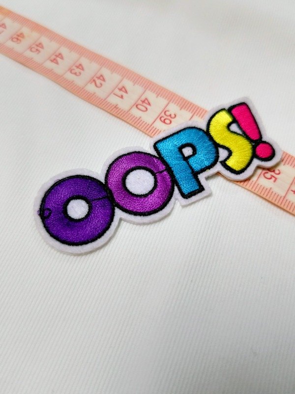 Producto - Aplique oops bordado