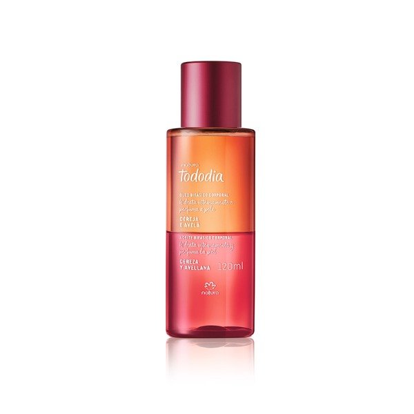 Producto - Aceite bifásico corporal cereza y avellana 120ml.
