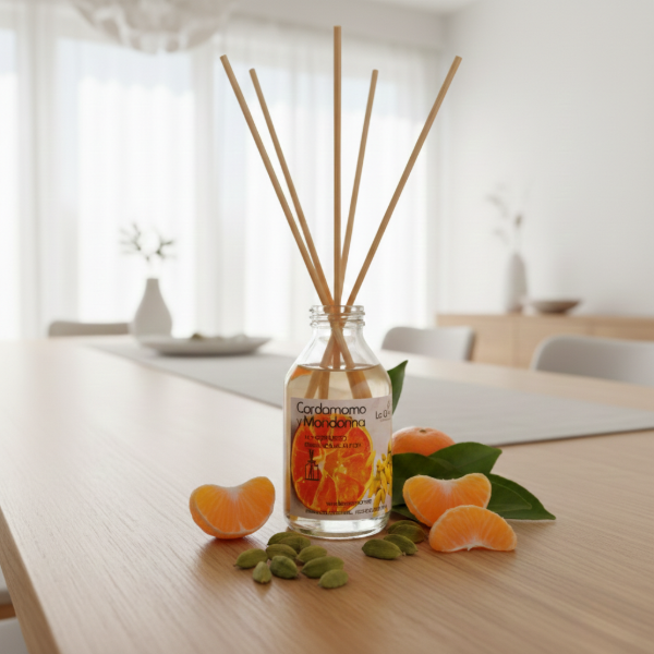 Producto - DIFUSOR DE VARILLAS - Cardamomo y Mandarina