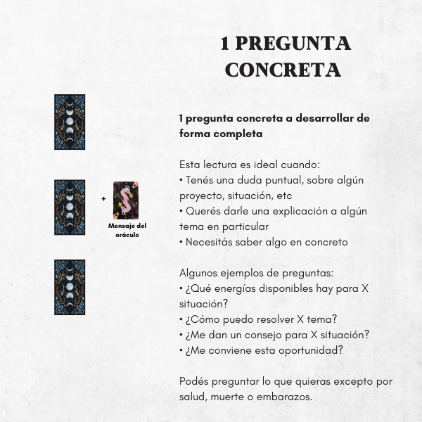 Producto - 1 Pregunta concreta