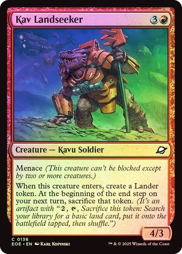 Producto - Kav Landseeker Foil  Edge of Eternities