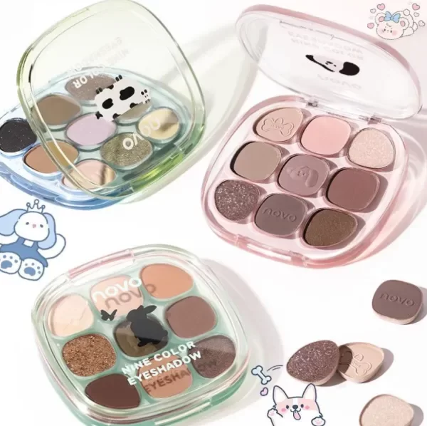 Producto - Paleta 9 tonos Eyeshadow Palette Latte Cat 03 - Novo - 4