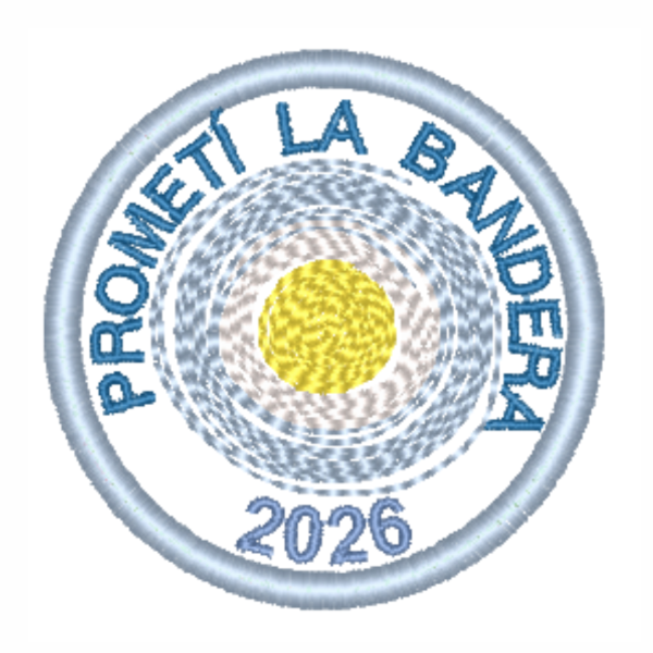 Producto - Matriz de Bordado - Promesa a la Bandera 2026 - Modelo 2 - Estilo ITH - 2