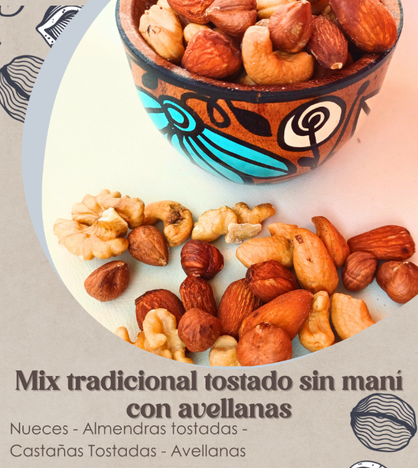 Producto - Mix tradicional tostado sin maní con avellanas