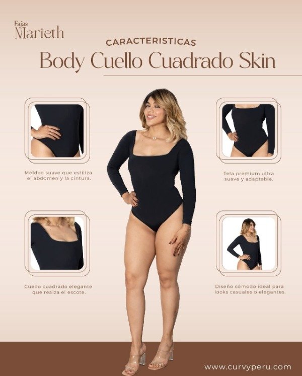 Producto - BODY CURVI MANGAS LARGAS