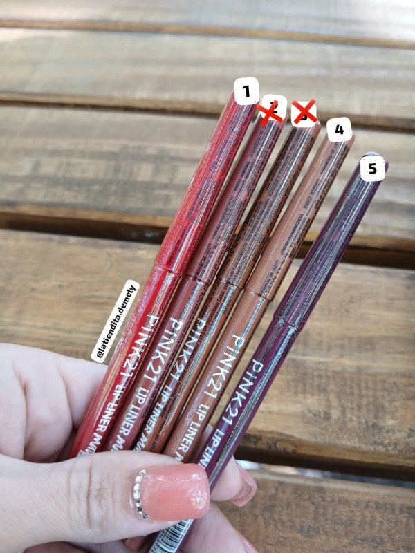 Producto - Delineador de labios Pink 21 Rojo