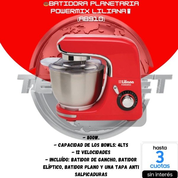 Producto - BATIDORA PLANETARIA LILIANA POWERMIX