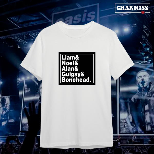 Remeron oversize - Liam, Noel, Alan, Guigsy y Bonehead