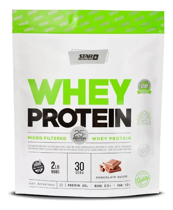 Producto - Star Nutrition - Whey Protein (doypack) 2lb - Chocolate Suizo - 0