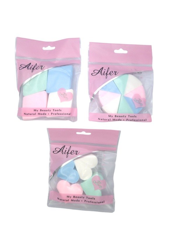 Producto - Pack esponja x4 formas surtidas