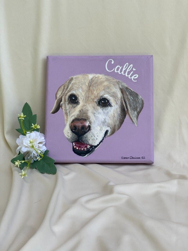 Producto - Retrato de Mascota en Bastidor