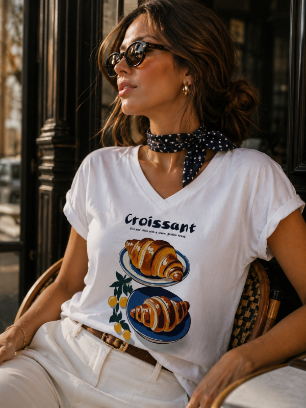 Producto - Remera Croissant Cuello V - 2
