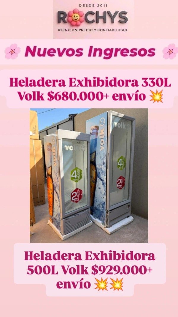 Producto - HELADERAS EXHIBIDORAS VOLK