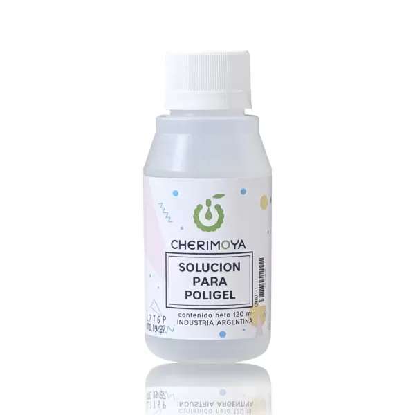 Producto - solucion para poligel-120 ml- CHERIMOYA
