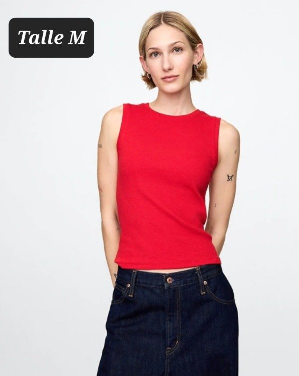 Producto - Musculosa gap mujer talle M roja