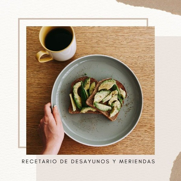 Producto - Recetario desayunos y meriendas saludables