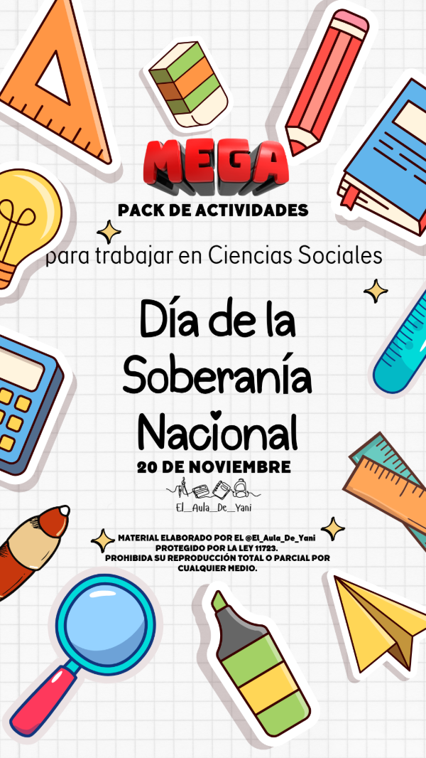 Producto - MEGA PACK DE ACTIVIDADES - Soberanía Nacional