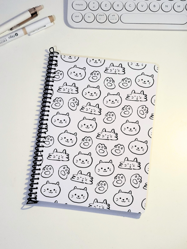 Producto - Cuaderno A5 tapa blanda espiral - C46