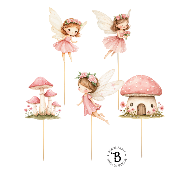 Producto - Figuras x 6 Haditas Rosa