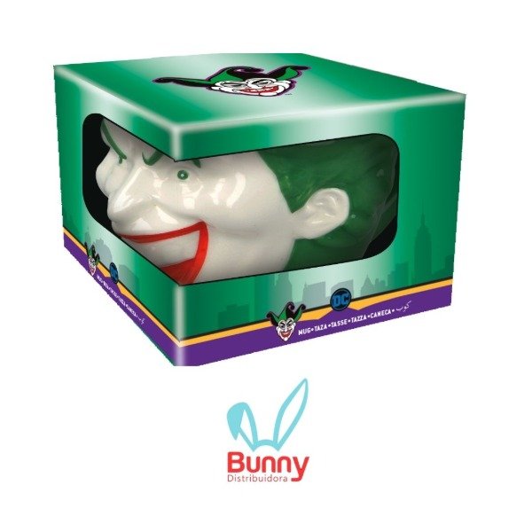 Producto - STOR - TAZA CERAMICA 3D DC THE JOKER 444ML - EN CAJA EN CAJA DE REGALO - 1