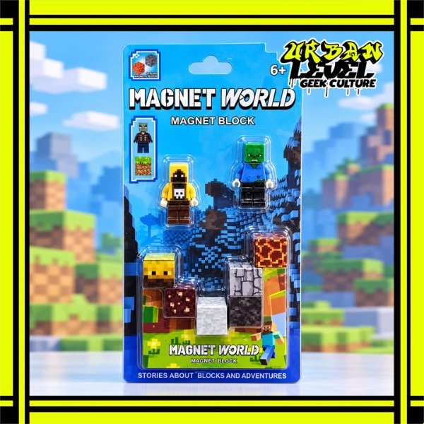 Producto - Set Bloques Magnéticos Minecraft Blíster