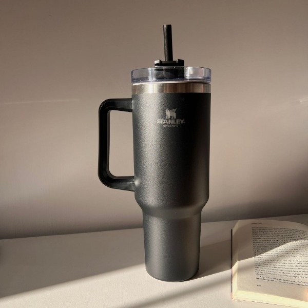 Producto - VASO TERMICO CON SORBETE 1.2 L - NEGRO