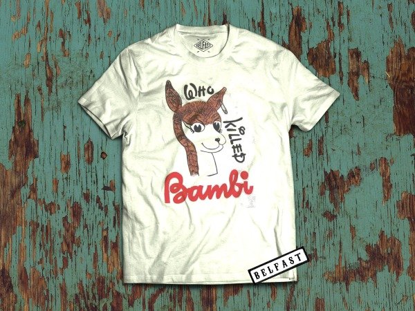 remera as worn by sex pistols who killed bambi