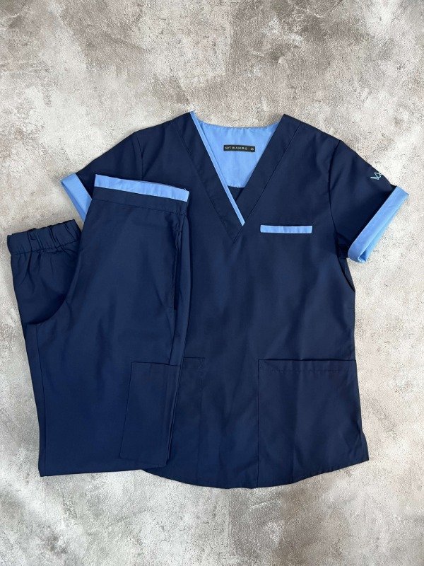 Producto - CORAL (Azul detalle Celeste)