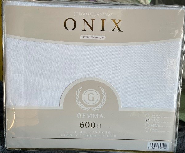 Producto - Sabanas Gemma Ónix 2 y 1/2 - 1