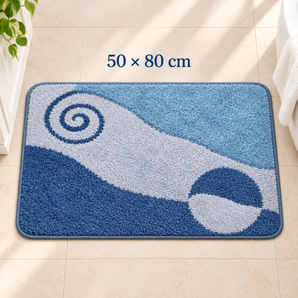 Producto - ALFOMBRA PIE DE CAMA FELPUDO GRUESA DE LANA 50X80CM - 0