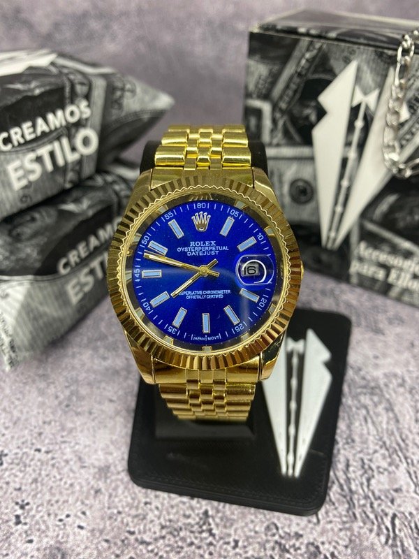 Producto - Rolex malla dorada - colores