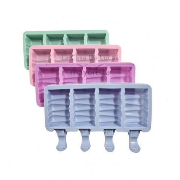 Producto - MOLDE HELADO/PALETA CHICO X 4 RAYAS