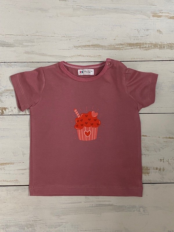 Producto - Remera muffin rosa viejo (bebé)