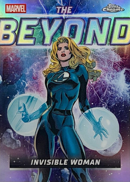 Producto - Topps 2026 Chrome Marvel The Beyond Insert Invisible Woman TB-10 - 0