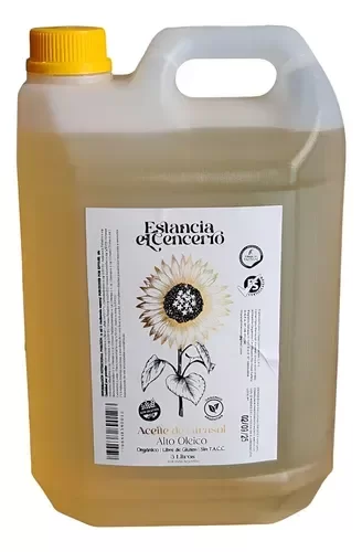 Producto - Aceite de Girasol Orgánico 5l