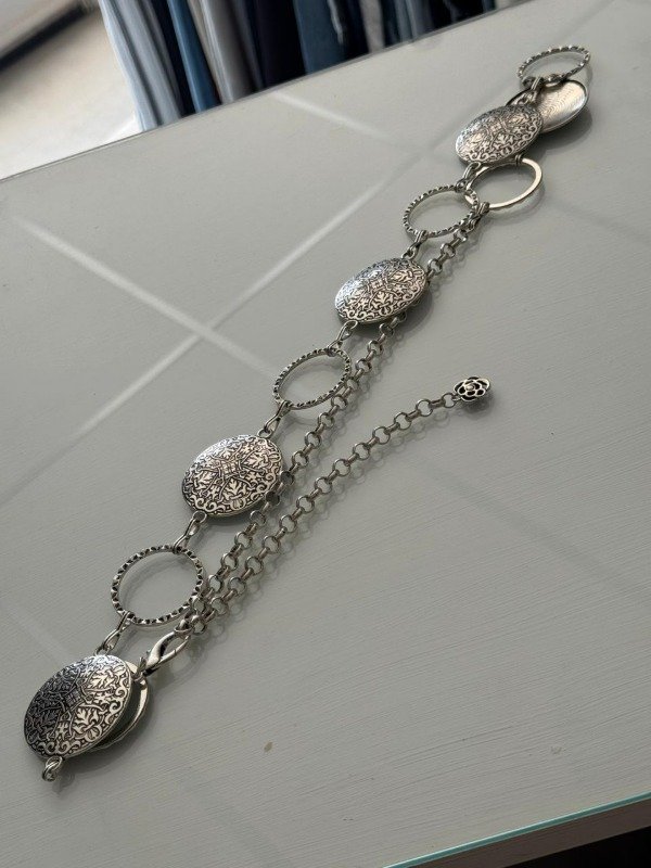 Producto - Cinto cadenas plateado- AC