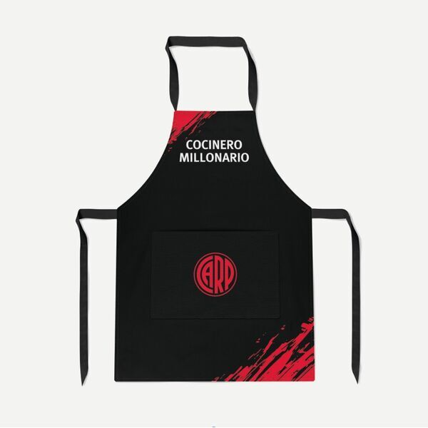 Producto - Delantal River Plate "Cocinero Millonario" para cocina y regalos