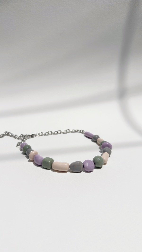 Producto - Collar mostacillas claro