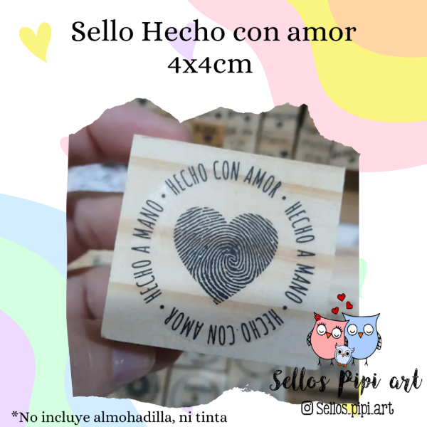 Producto - Sello hecho con amor