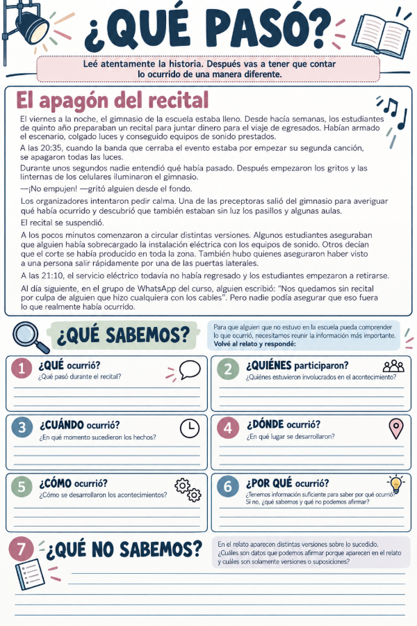 Producto - CUADERNILLO CRÓNICA Y NOTICIA - 3