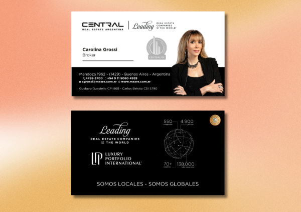 Producto - Tarjeta Personal Broker x 100 unidades a pedido