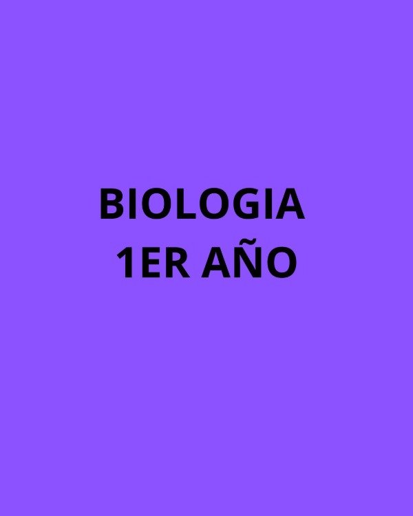 Producto - Biologia 1