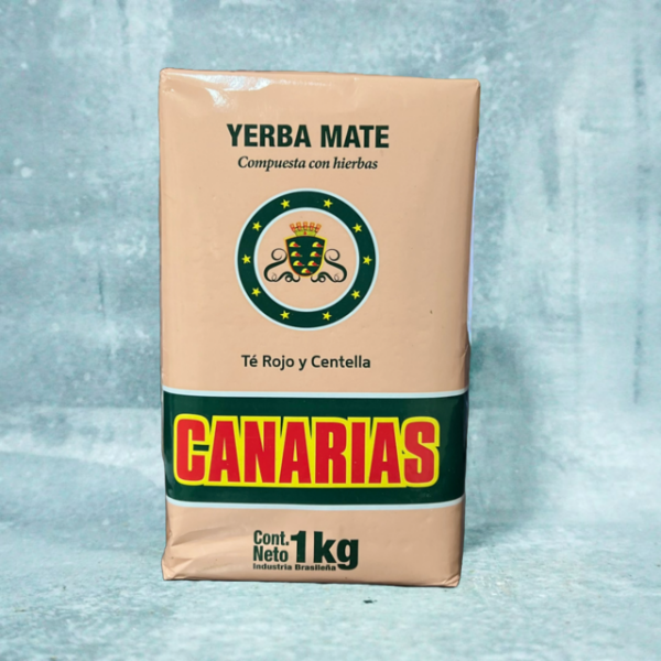 Producto - YERBA CANARIAS TE ROJO 1 KG (PAQ ROSA)
