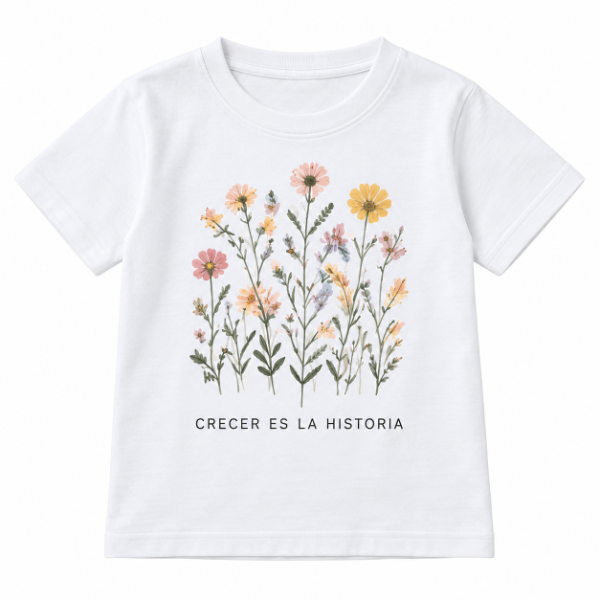 Producto - Remera infantil - FLORES - 1