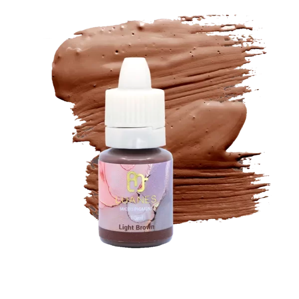 Producto - LUANES 10ml light brown  Pigmento soft gel microblading y micropigmentacion